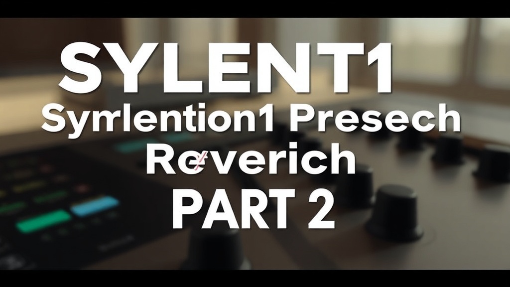 Sylenth1 Presets Comparison Research Part 2 | SoundShockAudio