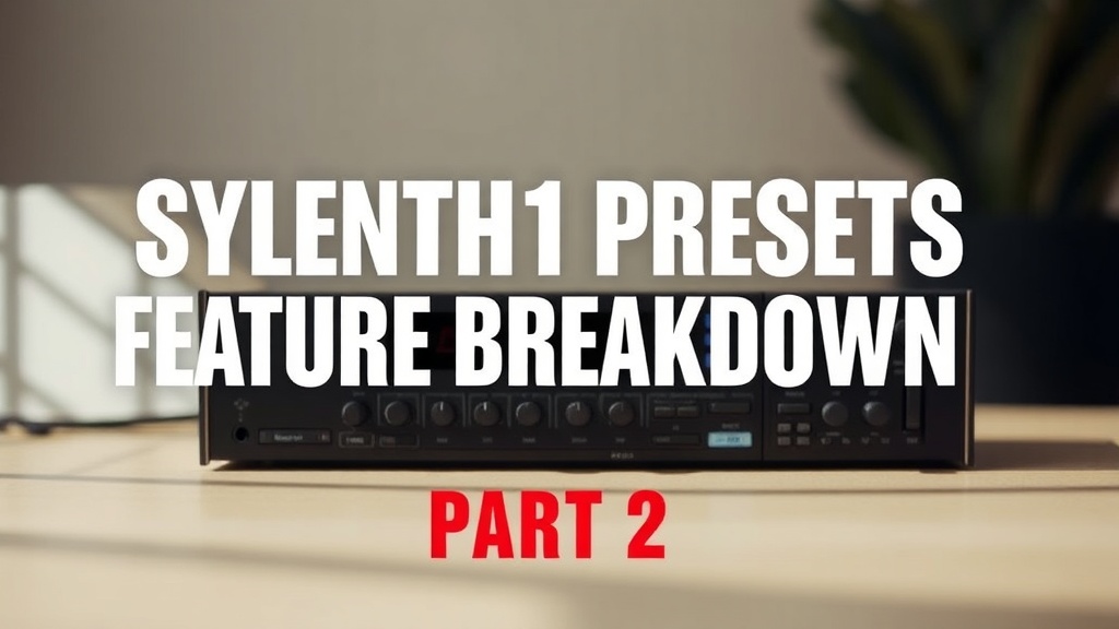 Sylenth1 Presets Feature Breakdown Part 2 | SoundShockAudio