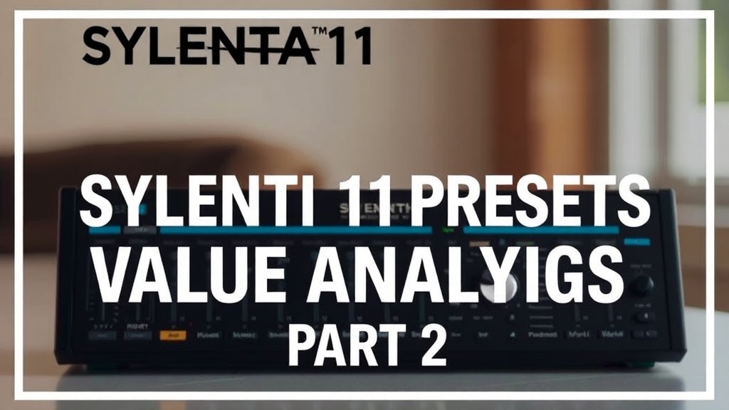 Sylenth1 Presets Value Analysis Part 2 | SoundShockAudio